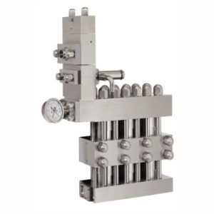 Serie Rannie - Bloque de tres piezas - Extremidad líquida del homogeneizador